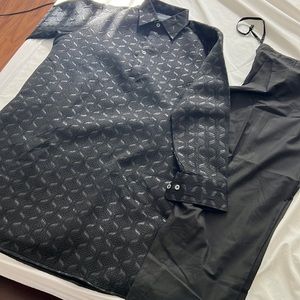 Men black pathani  XL (thick good for winter)